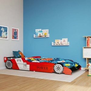 Diverse Hardware, Rennwagen-Bett 90x200 cm Rot
