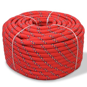 Diverse Hardware, Bootsseil Polypropylen 12 mm 50 m Rot, vidaXL Bootsseil Polypropylen 12 mm 50 m Rot
