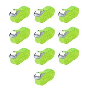 vidaXL, vidaXL Spanngurte 10 Stk. 0,25 Tonnen 5m×25mm Neongrün, vidaXL Spanngurte 10 Stk. 0,25 Tonnen 5m×25mm Neongrün