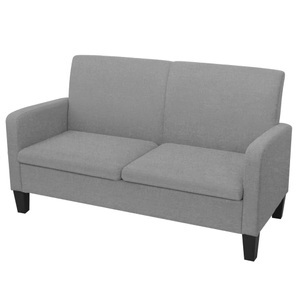 Diverse Hardware, 2-Sitzersofa 135 x 65 x76 cm Hellgrau