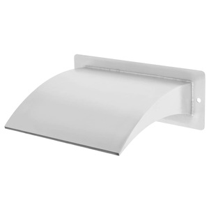Diverse Hardware, Pool-Brunnen Edelstahl 30 x 9 x 26 cm Silber, vidaXL Pool-Wasserfall Edelstahl 30x9x26 cm Silbern