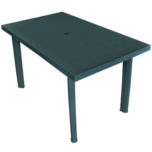 vidaXL, vidaXL Gartentisch Grün 126 x 76 x 72 cm Kunststoff, vidaXL Gartentisch Grün 126x76x72 cm Kunststoff