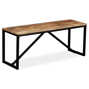 Diverse Hardware, Sitzbank Massiv-Mangoholz 110 x 35 x 45 cm, vidaXL Sitzbank Massiv-Mangoholz 110 x 35 x 45 cm