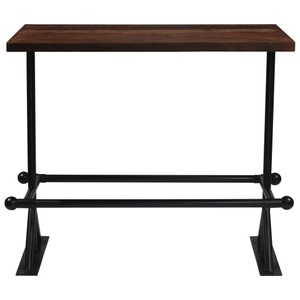 Diverse Hardware, Bartisch Altholz Massiv Dunkelbraun 120 x 60 x 107 cm, vidaXL Bartisch Altholz Massiv Dunkelbraun 120x60x107 cm