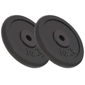 Diverse Hardware, Hantelscheiben 2 Stk. 20 kg Gusseisen, vidaXL Hantelscheiben 2 Stk. 2x10 kg Gusseisen