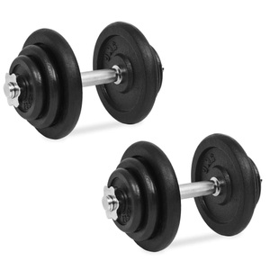 Diverse Hardware, Hantelset 18-tlg. 40 kg Gusseisen, vidaXL Hantelset 18-tlg. 40 kg Gusseisen