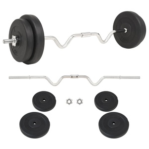 Diverse Hardware, Langhantel-Set 30 kg, vidaXL Langhantel-Set 30 kg