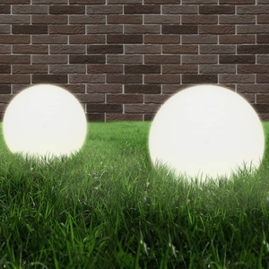 vidaXL, vidaXL LED-Gartenleuchten 2 Stk. Kugelförmig 40 cm PMMA, vidaXL LED-Gartenleuchten 2 Stk. Kugelförmig 40 cm PMMA