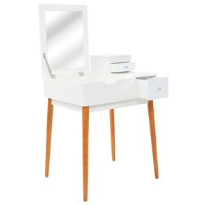 Diverse Hardware, Schminktisch mit Spiegel MDF 60 x 50 x 86 cm, vidaXL Schminktisch mit Spiegel MDF 60 x 50 x 86 cm