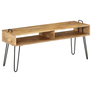 Diverse Hardware, TV-Schrank Mangoholz Massiv 110 x 35 x 45 cm, vidaXL TV-Tisch Massivholz Mango 110x35x45 cm