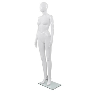 Diverse Hardware, Weibliche Schaufensterpuppe mit Glassockel Weiss 175 cm, vidaXL Weibliche Schaufensterpuppe mit Glassockel Weiß 175 cm