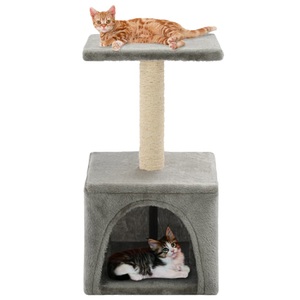 Diverse Hardware, Katzen-Kratzbaum Sisal 55 cm Grau, vidaXL Katzen-Kratzbaum Sisal 55 cm Grau