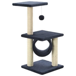 Diverse Hardware, Katzen-Kratzbaum Sisal 65 cm Dunkelblau, vidaXL Katzen-Kratzbaum Sisal 65 cm Dunkelblau
