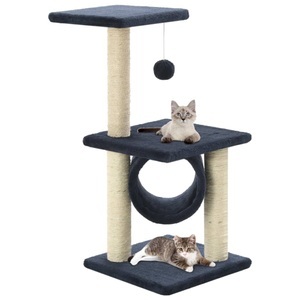 Diverse Hardware, Katzen-Kratzbaum Sisal 65 cm Dunkelblau, vidaXL Katzen-Kratzbaum Sisal 65 cm Dunkelblau