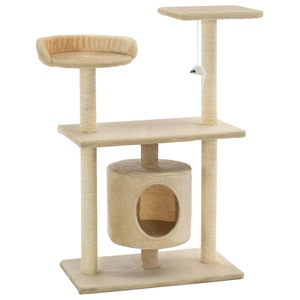Diverse Hardware, Katzen-Kratzbaum Sisal 95 cm Beige