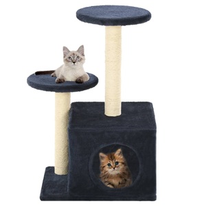 Diverse Hardware, Katzen-Kratzbaum Sisal 60 cm Dunkelblau, vidaXL Katzen-Kratzbaum Sisal 60 cm Dunkelblau