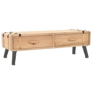 vidaXL, vidaXL TV-Schrank Tannenholz Massiv 120 × 33 × 35 cm, vidaXL TV-Schrank Massivholz Tanne 120x33x35 cm