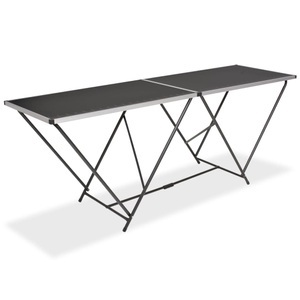 Diverse Hardware, Klapptisch MDF und Aluminium 200x60x78 cm, vidaXL Tapeziertisch Klappbar MDF und Aluminium 200×60×78 cm