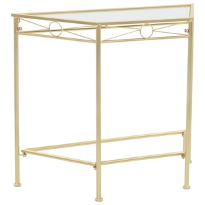 Diverse Hardware, Beistelltisch Vintage-Stil Metall 87x34x73 cm Gold, vidaXL Beistelltisch Vintage-Stil Metall 87x34x73 cm Gold