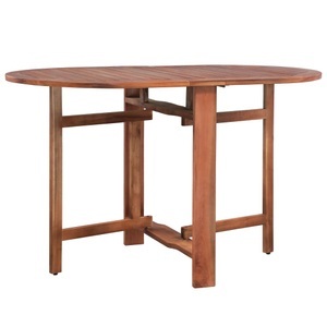 Diverse Hardware, Garten-Esstisch Akazienholz Massiv Oval 120x70x74 cm