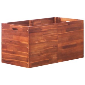 vidaXL, vidaXL Garten-Hochbeet Akazienholz 100x50x50 cm, vidaXL Garten-Hochbeet Akazienholz 100x50x50 cm