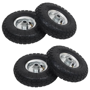 vidaXL, vidaXL Sackkarrenräder 4 Stk. Gummi 4.10/3.50-4 (260x83), vidaXL Sackkarrenräder 4 Stk. Gummi 4,10 / 3,50 - 4 (260x83)