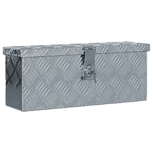 Diverse Hardware, Aluminiumkiste 48,5 x 14 x 20 cm Silbern, vidaXL Aluminiumkiste 48,5 x 14 x 20 cm Silbern
