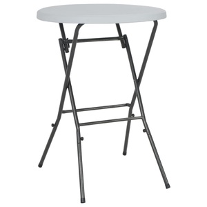 Diverse Hardware, Klappbarer Stehtisch HDPE 80x110 cm Weiss