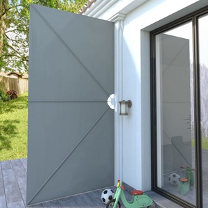 Diverse Hardware, Garten-Sonnendach Zusammenklappbar 400 x 200 cm Grau