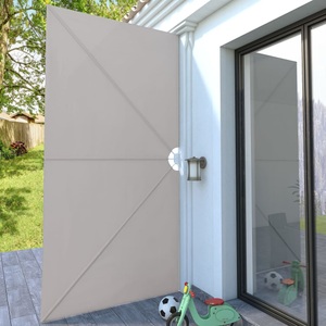 Diverse Hardware, Garten-Sonnendach Zusammenklappbar 400 x 200 cm Cremeweiss