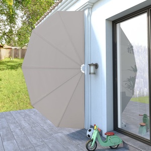Diverse Hardware, Garten-Sonnendach Zusammenklappbar 200 cm Creme, 
