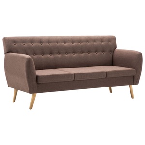 Diverse Hardware, 3-Sitzer-Sofa Stoffbezug 172x70x82 cm Braun, vidaXL 3-Sitzer-Sofa Stoff 172x70x82 cm Braun