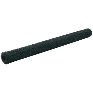 vidaXL, vidaXL Drahtzaun Stahl mit PVC-Beschichtung 25x1,5 m Grün, vidaXL Drahtzaun Stahl mit PVC-Beschichtung 25x1,5 m Grün