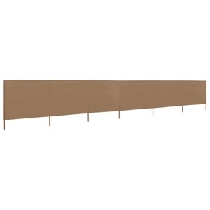Diverse Hardware, 6-teiliges Windschutzgewebe 800 x 80 cm Taupe, vidaXL 6-teiliges Windschutzgewebe 800 x 80 cm Taupe