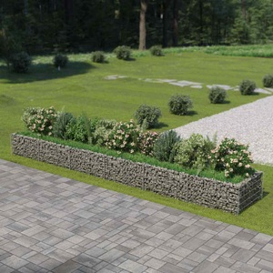 vidaXL, vidaXL Gabionen-Hochbeet Verzinkter Stahl 540×90×50 cm