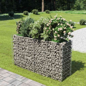 vidaXL, vidaXL Gabionen-Hochbeet Verzinkter Stahl 180×50×100 cm