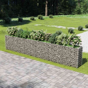 vidaXL, vidaXL Gabionen-Hochbeet Verzinkter Stahl 540×50×100 cm