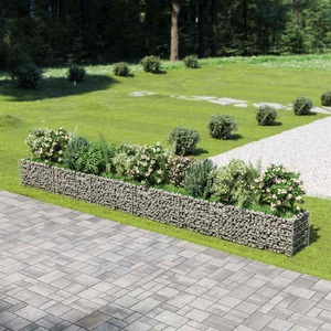 vidaXL, vidaXL Gabionen-Hochbeet Verzinkter Stahl 540×50×50 cm