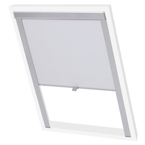 Diverse Hardware, Verdunkelungsrollo Weiss UK08, vidaXL Verdunkelungsrollo Weiß UK08