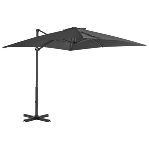 Diverse Hardware, Ampelschirm mit Aluminium-Mast Anthrazit 250 x 250 cm, vidaXL Ampelschirm mit Aluminium-Mast 250x250 cm Anthrazit