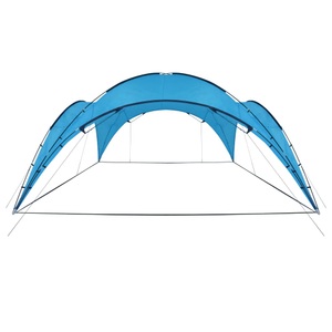 Diverse Hardware, Partyzelt 450 x 450 x 265 cm Hellblau, vidaXL Kuppelpavillon 450x450x265 cm Hellblau