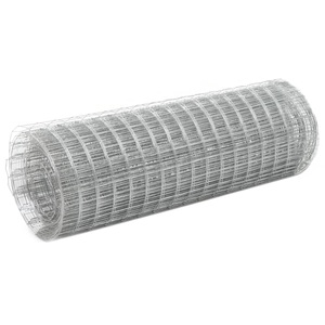 Diverse Hardware, Drahtzaun Verzinkter Stahl 10x0,5 m Silbern, vidaXL Maschendraht Verzinkter Stahl 10x0,5 m Silbern