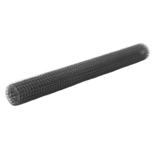Diverse Hardware, Drahtzaun Stahl mit PVC-Beschichtung 25x1,5 m Grau, vidaXL Drahtzaun Stahl mit PVC-Beschichtung 25x1,5 m Grau