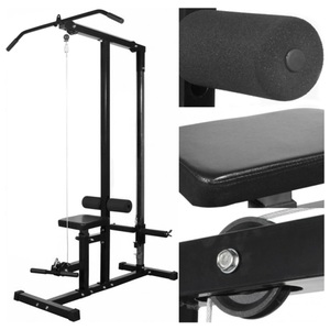 Diverse Hardware, Kraftturm mit Langhantel und Kurzhantel-Set 30,5 kg, vidaXL Fitnessstation mit Langhantel und Kurzhantel Set 30,5 kg