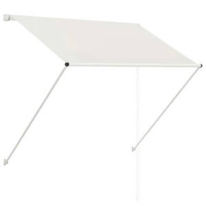 Diverse Hardware, Einziehbare Markise Cremeweiss 150 x 150 cm, vidaXL Einziehbare Markise 150×150 cm Creme