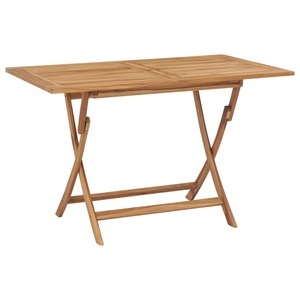 Diverse Hardware, Klappbarer Garten-Esstisch Teak 120x70x75 cm