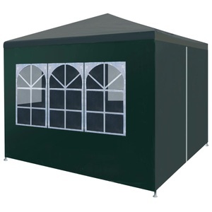 vidaXL, vidaXL Partyzelt 3x3 m Grün, vidaXL Partyzelt 3x3 m Grün