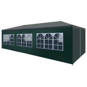 vidaXL, vidaXL Partyzelt 3x9 m Grün, VidaXL - Partyzelt polyethylen, One Size, Grün