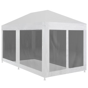 vidaXL, vidaXL Partyzelt mit 6 Mesh-Seitenwänden 6 x 3 m