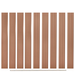 vidaXL, vidaXL Ersatz-Zaunbretter 9 Stück WPC 170 cm Braun, vidaXL Ersatz-Zaunbretter 9 Stk. WPC 170 cm Braun